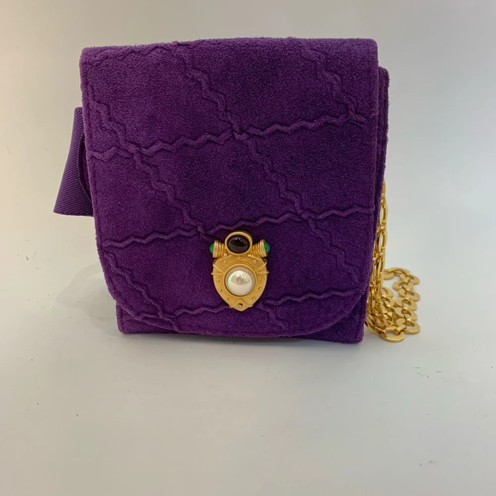 Vintage Suede Belt w/Gold Chains SOLD!!! - Picture 8 of 14